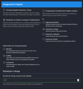 Beispiel fuer Jingles im AutoDJ